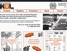 Tablet Screenshot of klindustrial.com